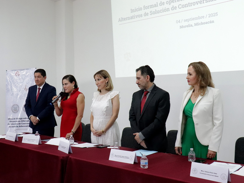 Michoacán inaugura primer centro de justicia alternativa en materia administrativa del país